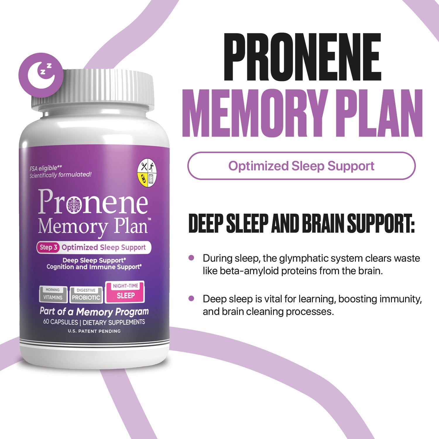 Optimized Sleep Support (60 ct) | Deep Sleep, Memory & Immune Boost | Melatonin, Resveratrol, Magnesium, Zinc