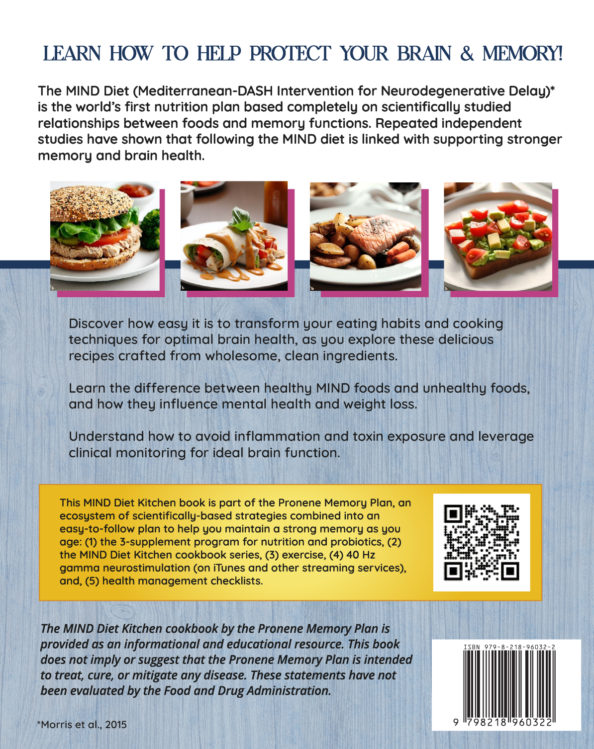 Mind Diet Kitchen: Recipes and Insights for Brain Health, Immunity, and Lasting Memory